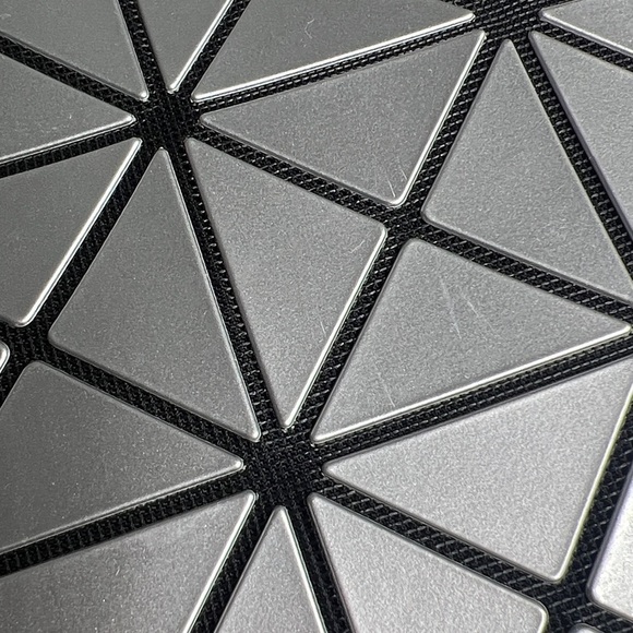 Bao Bao Issey Miyake Prism Metalic Gray Finish Tote Bag - Picture 9 of 11